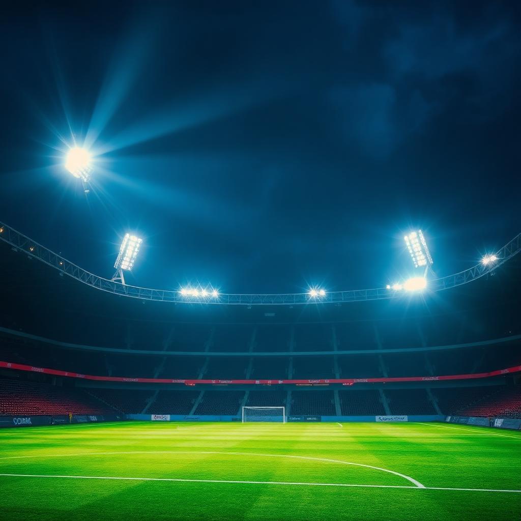 Aplicação de iluminação esportiva